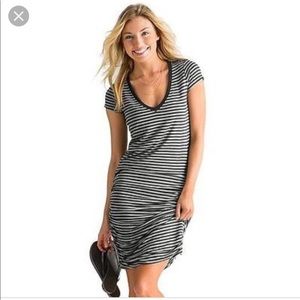 Athleta Stripe T-Shirt Dress